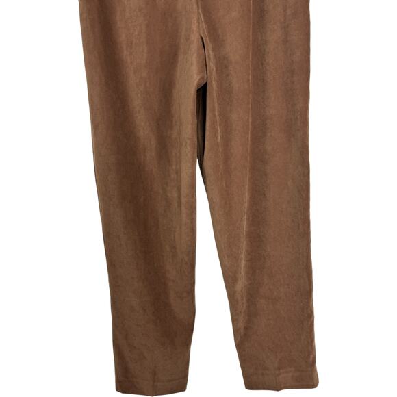 Vintage W.L. Sportswear Petites Brown Stretch Pants Size 14P Made in USA - Picture 5 of 15